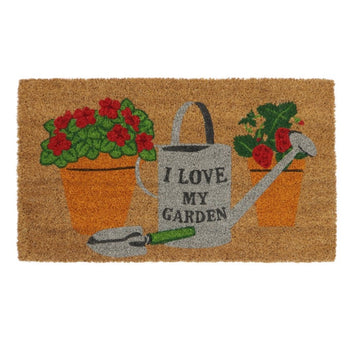 JVL I Love My Garden Latex Coir Doormat 40x70cm | 02-875