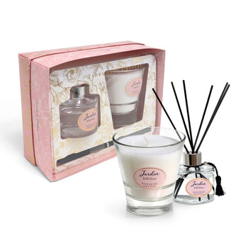 Jardin Wild Roses Candle & Diffuser Set | 142787