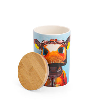 Eoin O'Connor Cow Storage Jar - In Stitches | 153899