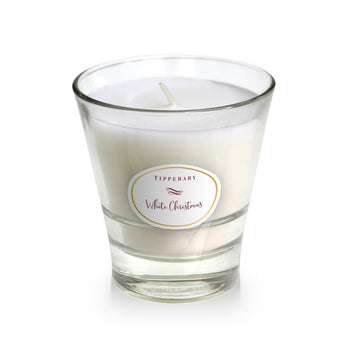 Poinsettia Tumbler Candle - White Christmas | 155787