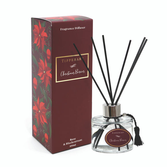 Poinsettia Diffuser - Christmas Berries | 155824