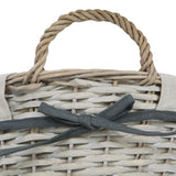 JVL Arianna Round Willow Storage Basket | 24-409