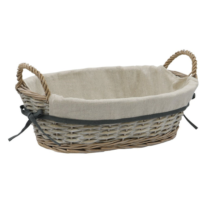 JVL Arianna Oval Willow Storage Basket | 24-410