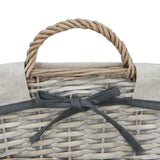 JVL Arianna Rectangular Willow Storage Basket | 24-411