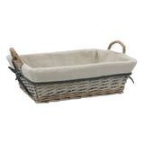 JVL Arianna Rectangular Willow Storage Basket | 24-411