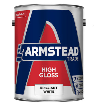 Armstead Trade High Gloss Brilliant White 5L | 5218616