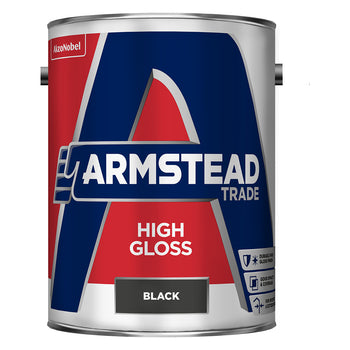 Armstead Trade High Gloss Black 5L | 5218619