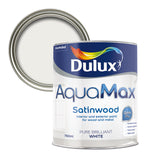 Dulux AquaMax Satinwood Pure Brilliant White 750ml | 5775512