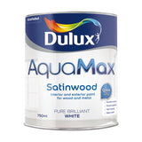 Dulux AquaMax Satinwood Pure Brilliant White 750ml | 5775512