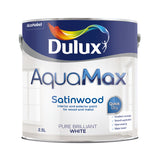 Dulux AquaMax Satinwood Pure Brilliant White 2.5L | 5775515