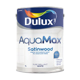 Dulux AquaMax Satinwood Pure Brilliant White 5L | 5775516