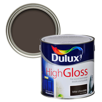 Dulux High Gloss Bitter Chocolate 2.5L | 5083948