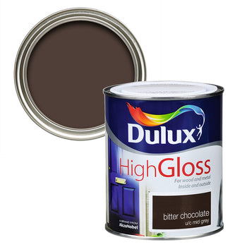 Dulux High Gloss Bitter Chocolate 750ml | 5083949