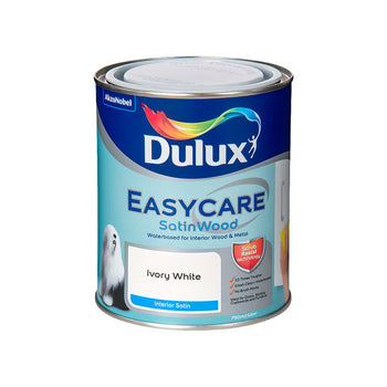 Dulux Easycare Satinwood Ivory White 750ml | 5083874