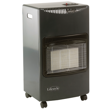 Lifestyle Portable Indoor Gas Heater & Regulator - Grey | 505-121