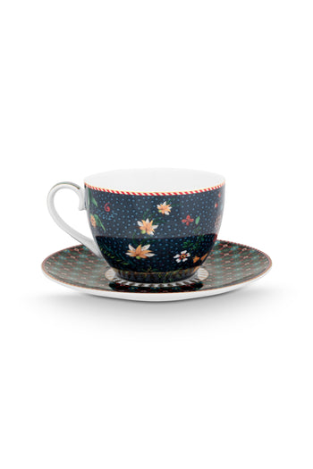 Berry Blues Cup And Saucer Blue 280ml | 51.004.195