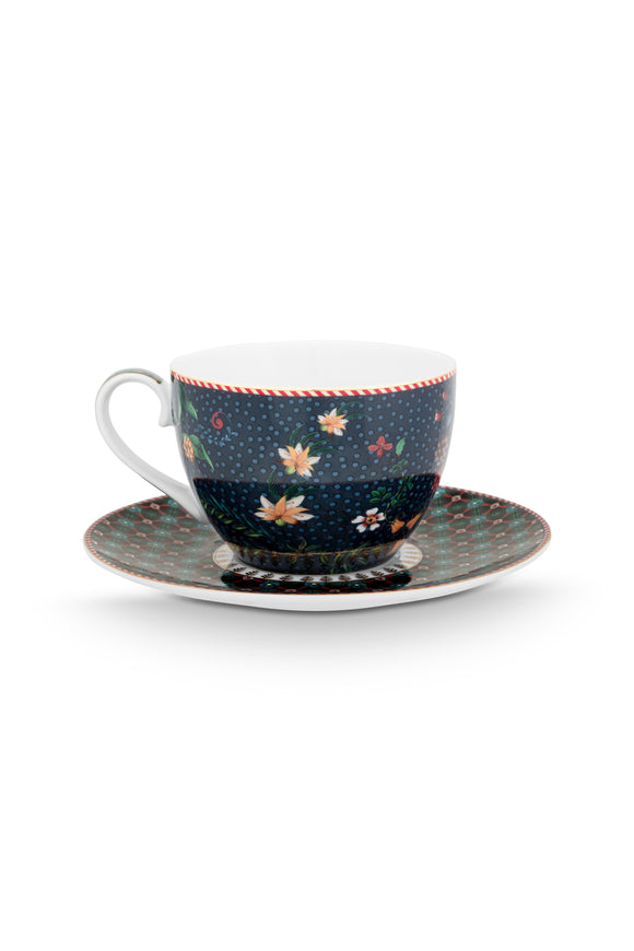 Berry Blues Cup And Saucer Blue 280ml | 51.004.195