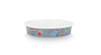 Baking Dish Round Flower Festival Blue 25.5x5cm │51.019.010