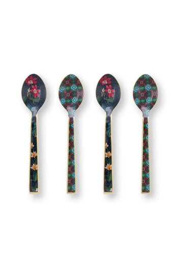 Berry Blues Set/4 Spoons Enamelled 14.5cm | 51.060.025