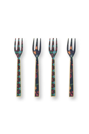 Berry Blues Set/4 Cake Forks Enamelled 14.5cm | 51.060.026