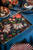 Berry Blues Metal Tray Large Dark Blue 48x32cm | 51.075.052