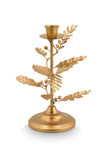 Leaves Candle Holder Gold 21.5cm | 51.092.116