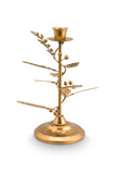 Leaves Candle Holder Gold 21.5cm | 51.092.116