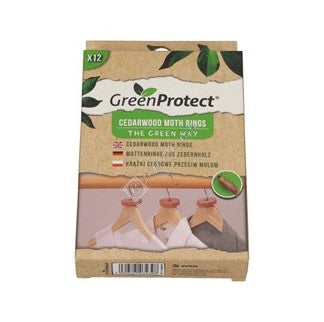 Green Protect Cedarwood Moth Rings (Pack of 12) | 7002-06