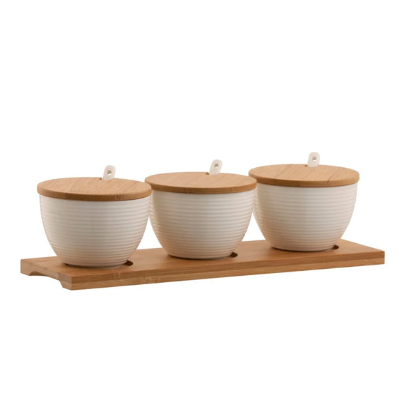 Belleek Living Ripple 3 Bowls Set │7987