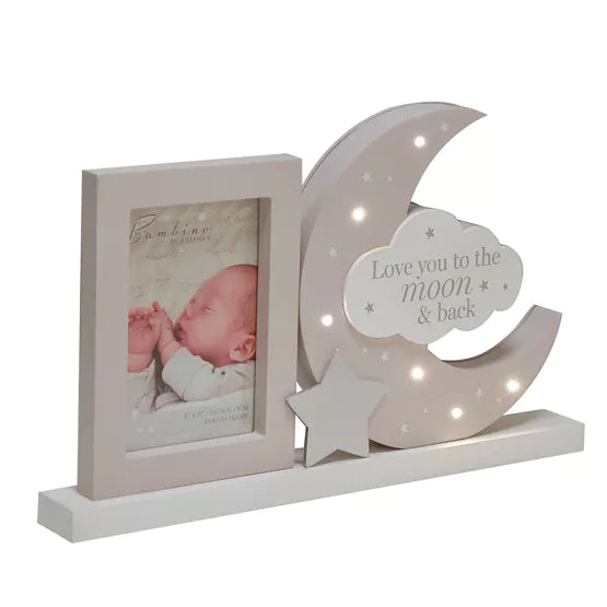 Bambino Light Up Mantel Plaque Frame - Love You To | BM118