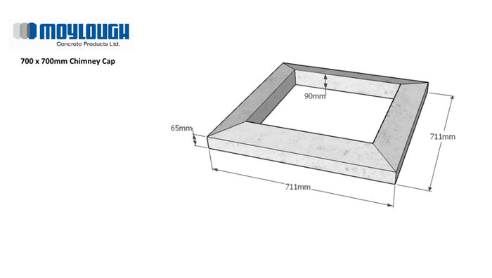 Chimney Caps 28" x 28" | CHC001