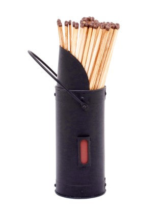 Castle Living Match Holder With Matches Black | CL405668