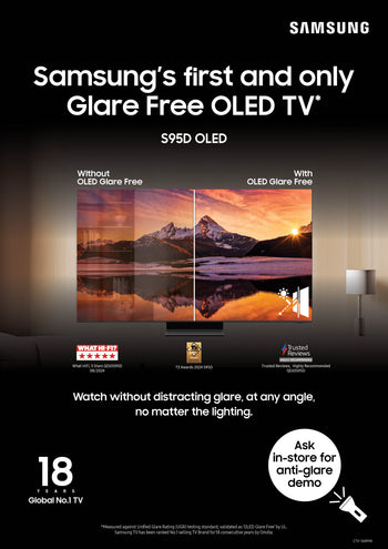 Samsung S95B 55" OLED 4K HDR Smart Tv | QE55S95DATXXU