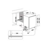 Indesit 14 Place Fully Integrated Dishwasher | D2I HL326 UK