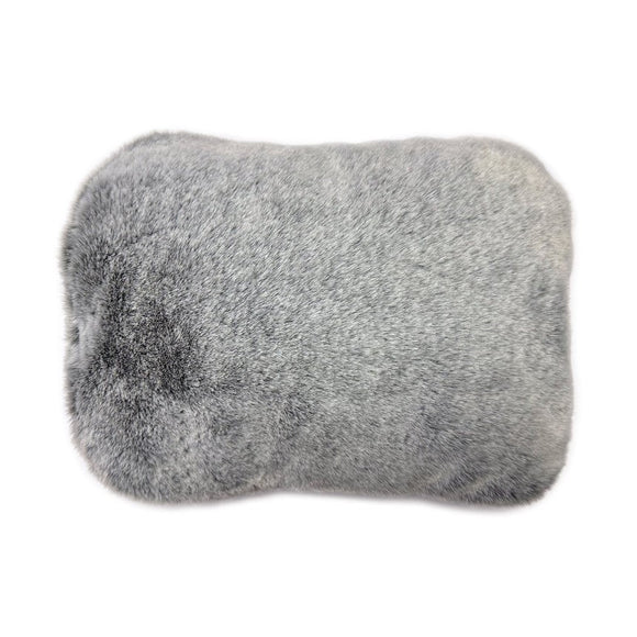 De Vielle Plush Covered Rechargeable Hot Water Bottle Grey | DEV006633