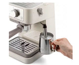 DeLonghi Stilosa Manual Espresso Maker - Cream | EC260.CR