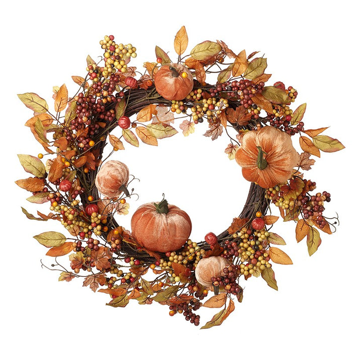 Autumnal Pumpkin Wreath | EV088