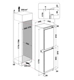 Indesit Integrated Fridge Freezer | E IB 150502 D UK