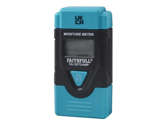 Faithfull Damp & Moisture Meter LCD Display | FAIDETDAMP