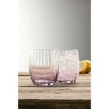 Galway Crystal Erne Tumbler Glass Pair Amethyst | G324042