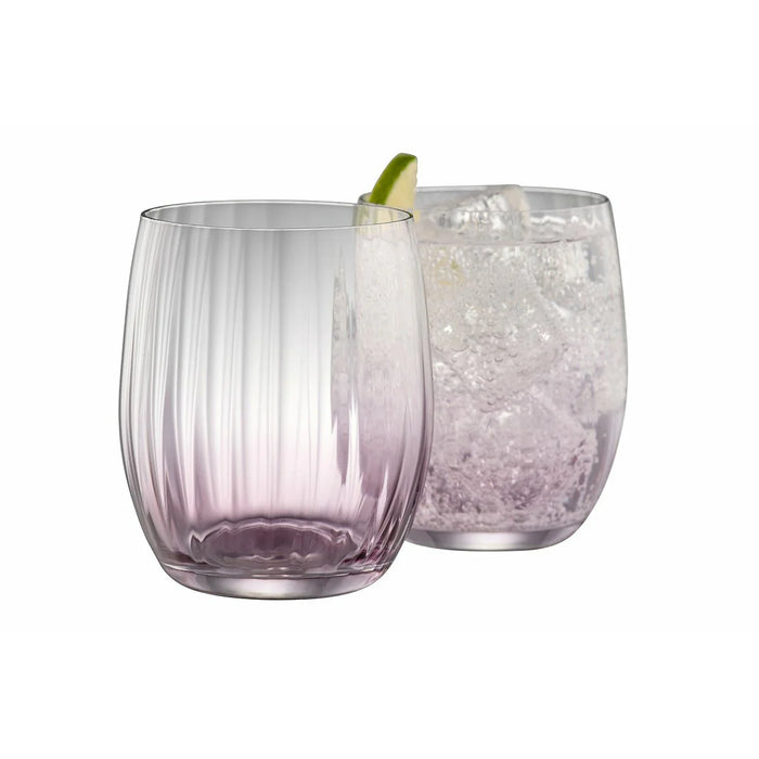 Galway Crystal Erne Tumbler Glass Pair Amethyst | G324042