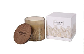 Genesis Wood Sage Round Small Candle | GEN012