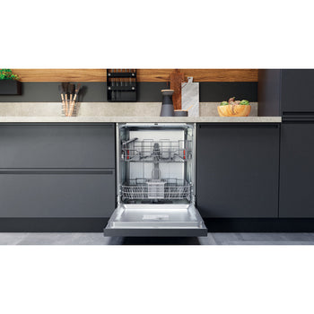 Hotpoint 14 Place Semi Integrated Dishwasher - Stainless Steel | H3B L626 X UK