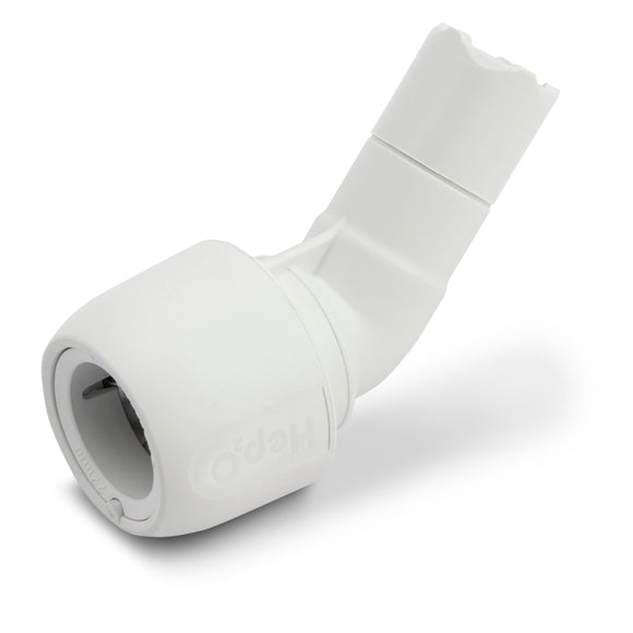 Wavin Hep2O Obtuse Bend Spigot 135° 22mm White | HD8/22W – Ganly's