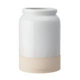 KitchenCraft Idilica Stoneware Utensil Holder, Cream │IDUTENSIL