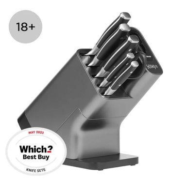 Ninja Foodi StaySharp Knife Block with Integrated Sharpener 6-Piece Set | K32006UK