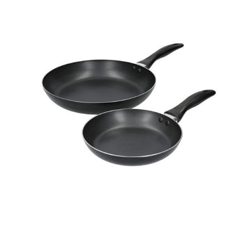 KitchenCraft Non-Stick Aluminium Frying Pan Set, 28cm and 20cm | KCFPSET2028