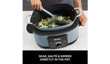 Ninja Foodi 8-in-1 Possible Cooker Slow Cooker & Multi-Cooker Sea Salt Grey | MC1001UK