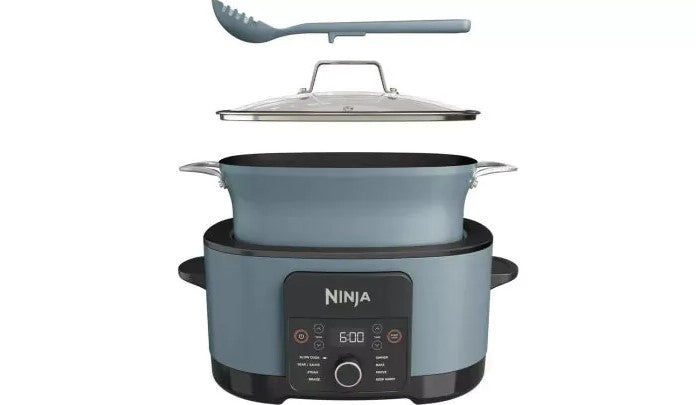 Ninja Foodi 8-in-1 Possible Cooker Slow Cooker & Multi-Cooker Sea Salt Grey | MC1001UK