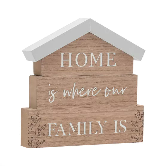 Moments House Mantel Plaque Family | MO156